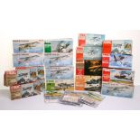 Twenty One Frog Plastic Aircraft Kits, including F160 Junkers JU/88,FB162 Blackburn Skua,F163