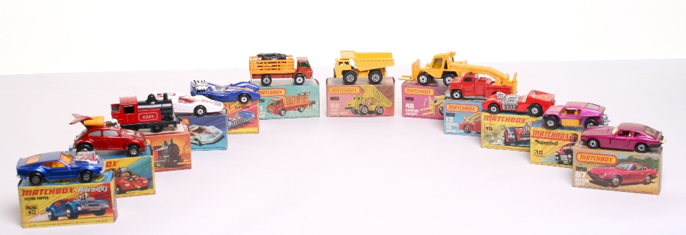 Twelve Matchbox Superfast 1:75 series boxed,10 Rolamatics Piston Popper,11 Flying VW Bug, 13 Snorkel - Image 2 of 2