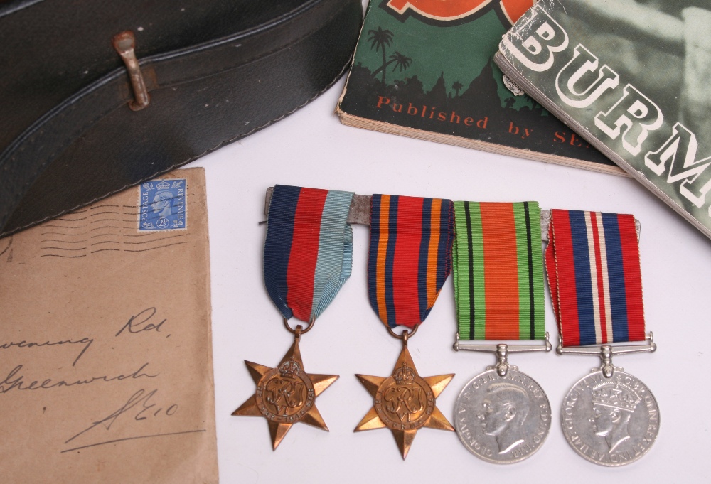 WW2 British Officers Burma Campaign Medal and Paperwork Grouping, the medals were awarded to Major A - Image 2 of 2