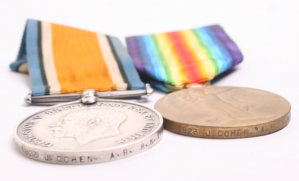 Great War Medal Pair Royal Naval Volunteer Reserve consist of British War and Allied Victory - Image 3 of 3