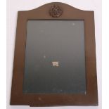 Royal Flying Corps Picture Frame produced in a light bronze with RFC cap badge mounted to the top.