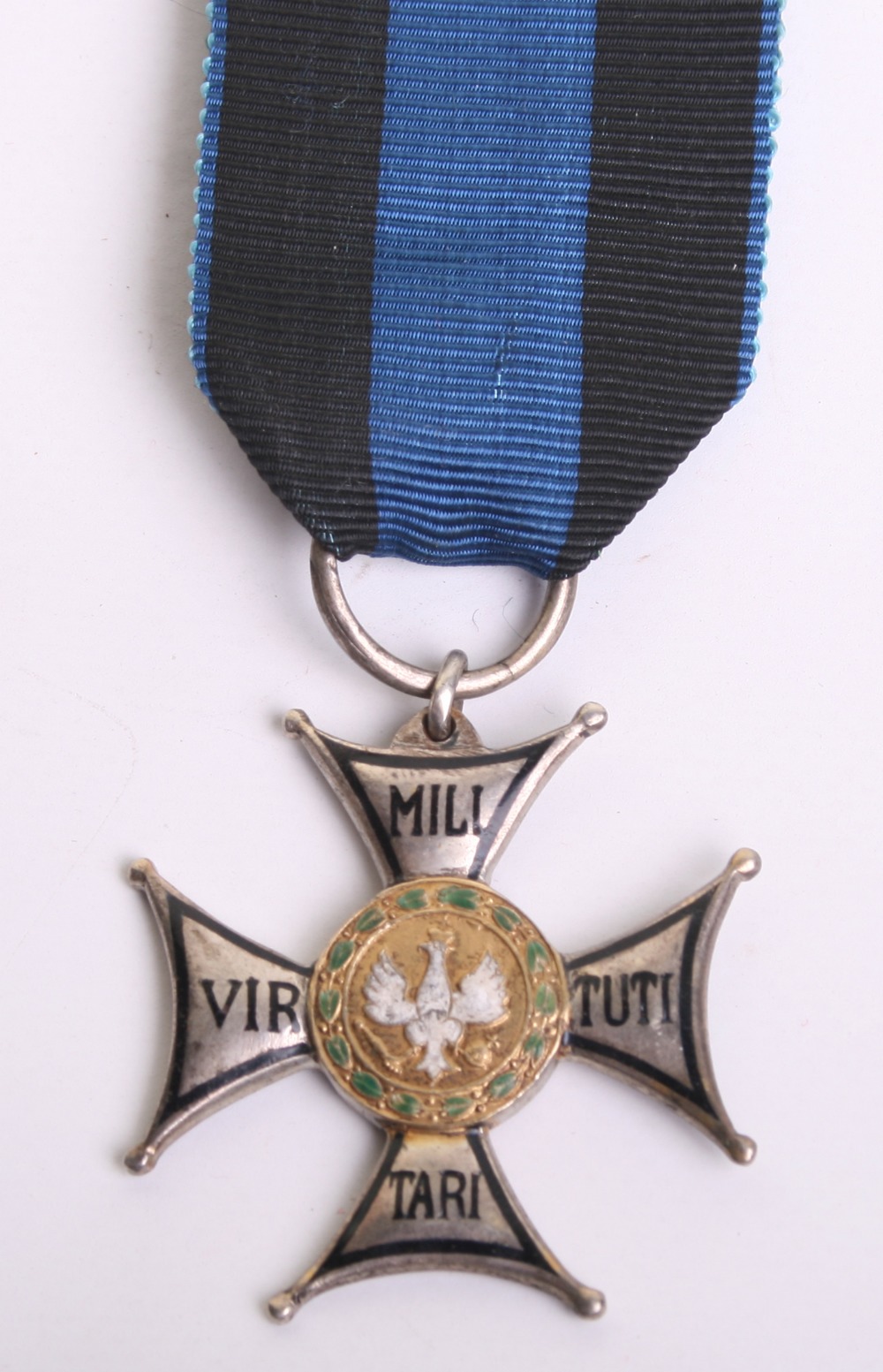 Polish Virtuti Militari Medal Awarded to Monte Cassino Casualty Captain Waclow Buyko, pre-war 5th