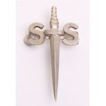 Very Rare WW2 No2 Commando Badge being the commando knife with the letter S either side. Reverse