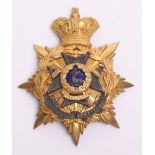 Superb Quality Victorian Sherwood Foresters (Derbyshire Regiment) Officers Home Service Helmet