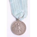 Polish Internees in Switzerland Medal, silver medal awarded for Polish troops who were interned in