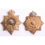 Post 1902 Royal Marines Officers Helmet Plate, eight pointed star with Kings Crown top, central