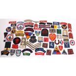 Selection of Cloth Insignia mostly British but some other nations also. Including The Kenya Police