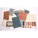 Royal Air Force Medals and Log Book Grouping awarded to Wireless Operator Air Gunner Roland