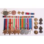 WW2 Medals and Insignia of Lt Colonel D G Boyd Royal Engineers who was Mentioned In despatches for