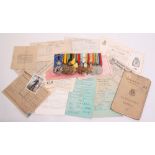 Interesting WW2 Belgium and English Medal Group to Belgium National who Escaped Imprisonment by