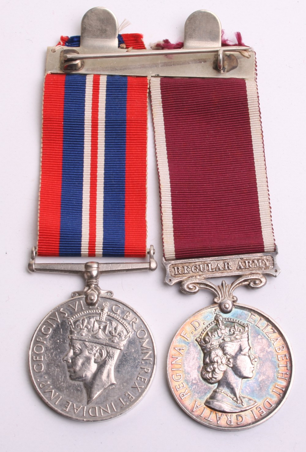 Woman’s Royal Army Corps (WRAC) Medal Pair, consisting of 1939-45 War medal and EIIR Regular Army