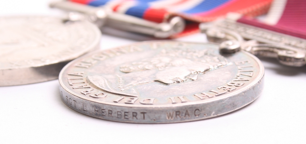 Woman’s Royal Army Corps (WRAC) Medal Pair, consisting of 1939-45 War medal and EIIR Regular Army - Image 3 of 3