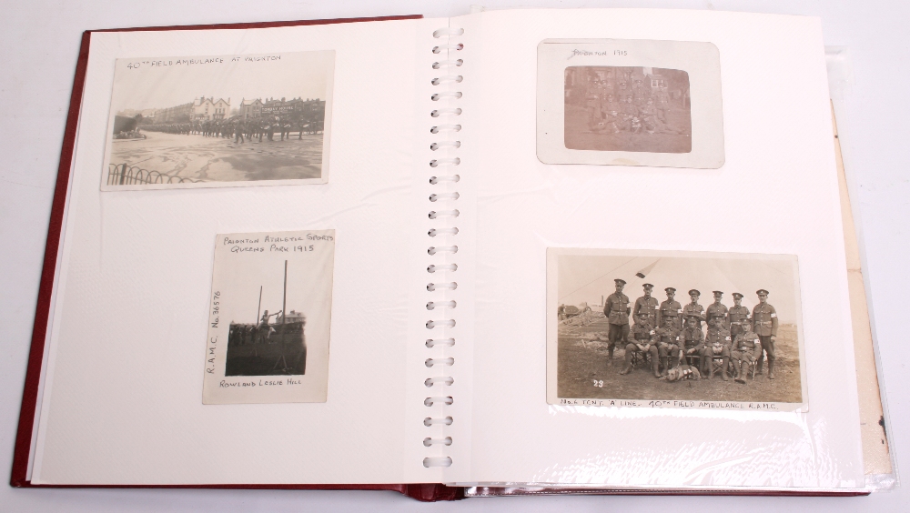 Great War Medal & Paperwork Grouping of Private Rowland Leslie Hill Royal Army Medical Corps & Royal - Image 6 of 7