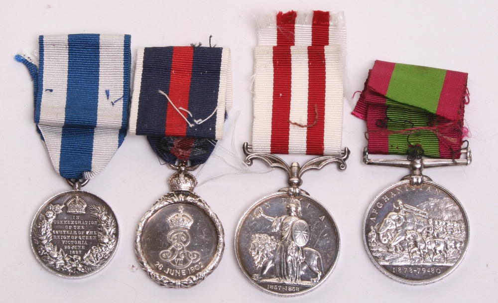 Victorian Campaign Medals of General Sir Thomas Edward Gordon K.C.B K.C.I.E C.S.I Late 61st Regiment - Image 2 of 4