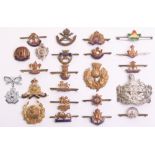 Selection of Regimental Sweetheart Brooches, of various regiments including Royal Artillery,