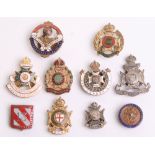 Selection of London Regiment Old Comrades Association Badges consisting of 13th Kensington, 2nd (