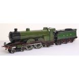 * Bing for Bassett-Lowke c/w gauge I Atlantic class 4-4-2 G.N.R locomotive 1425 and tender, circa