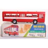 NFIC  (Hong Kong)"Single Decker Bus" friction drive plastic copy of Dinky Red Arrow AEC Merlin