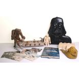 Selection of Vintage Star Wars Creatures including complete Jabba The Hutt Playset, Rancor
