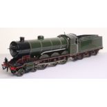 * Bing for Bassett-Lowke gauge II live steam 4-6-0 Express locomotive 460 and tender, circa 1927,