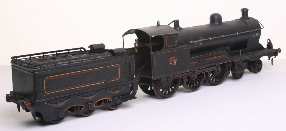 Marklin gauge I c/w 4-6-0 LNWR  engine No.66 Experiment locomotive and tender, circa 1910, forward/ - Image 2 of 2