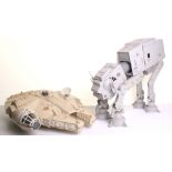 Vintage Star Wars Millenium Falcon complete with all of its original accessories including the