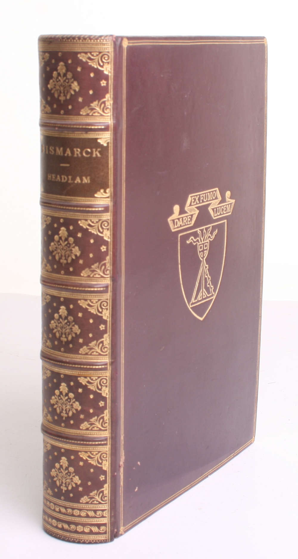 Book Presented to Famous WW1 War Poet Siegfried Sassoon, the book is a copy of, Bismarck and the