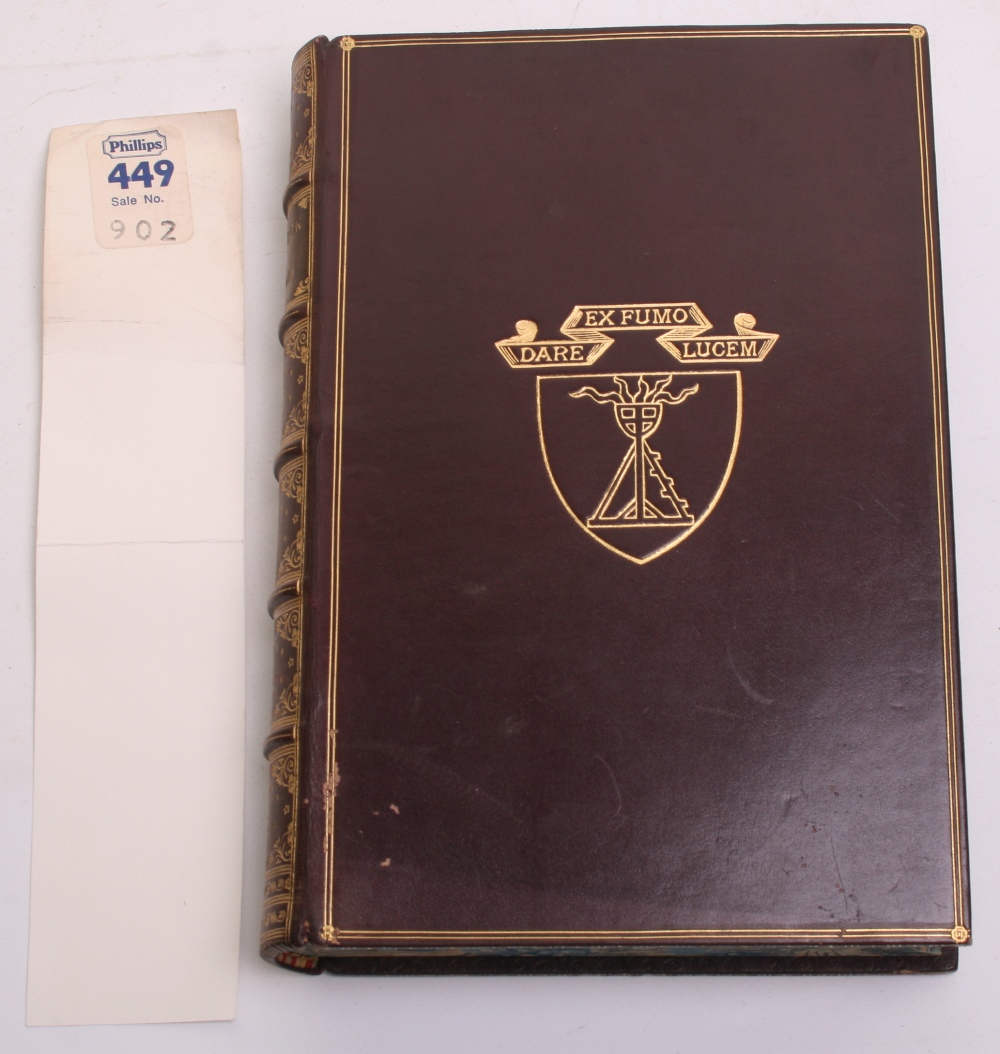 Book Presented to Famous WW1 War Poet Siegfried Sassoon, the book is a copy of, Bismarck and the - Image 3 of 3