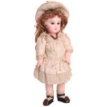Tete Jumeau, size 3 bisque head Bebe, French circa 1885, the beautiful pale bisque head with fixed