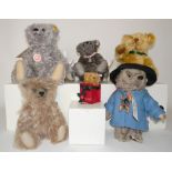 Six Steiff Collectors Bears, all in original boxes with packaging and paperwork, yellow tag 669712