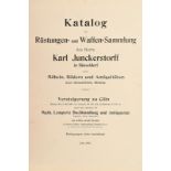 Rüstungen- und Waffen-Sammlung - Karl Junckerstorff dating: circa 1900provenance: Germany"Katalog