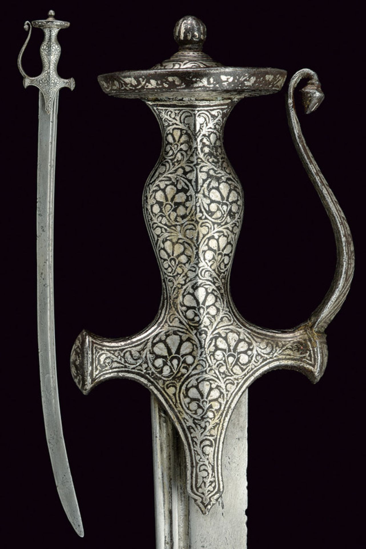 A tulvar dating: mid-19th Century provenance: India Slightly curved, single -and false-edged blade