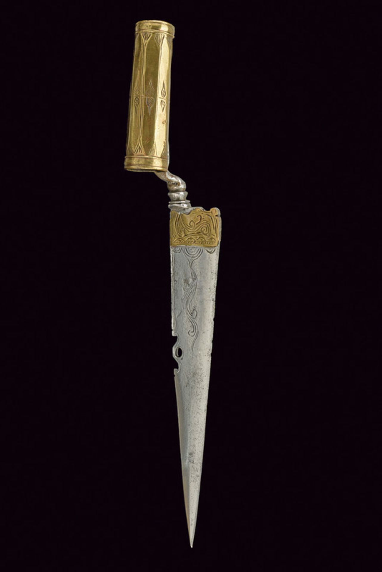 A socket bayonet dating: first quarter of the 19th Century provenance: Italy Straight, single -and - Image 3 of 3