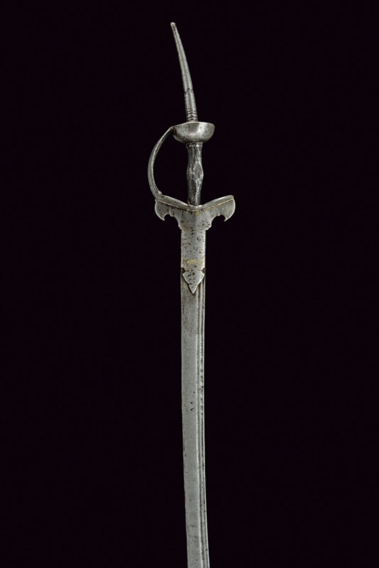 A firangi dating: 18th Century provenance: India Curved, single -and false-edged blade with - Image 4 of 4
