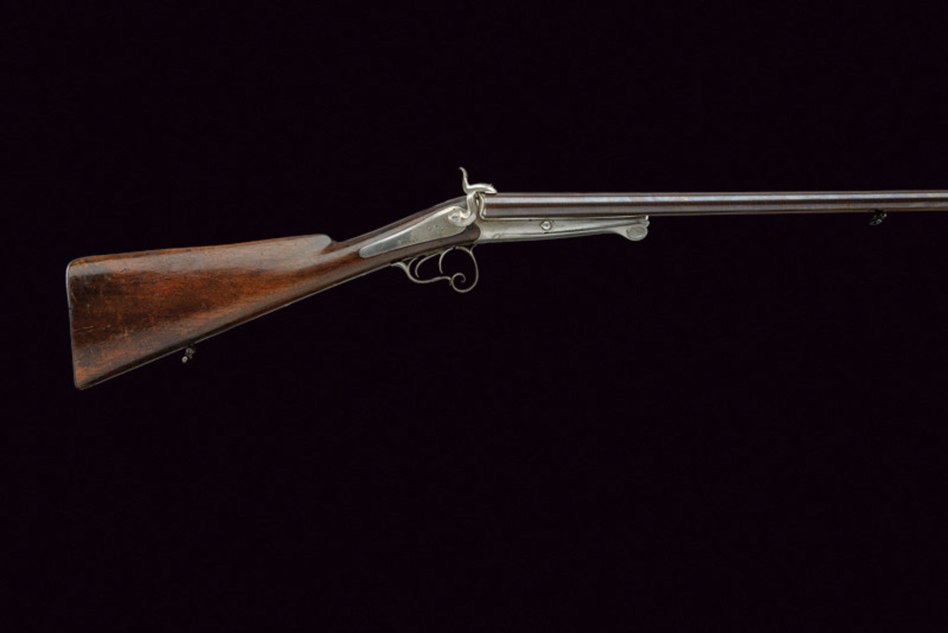 A double-barrelled pin-fire gun by Brun dating: third quarter of the 19th Century provenance: - Image 8 of 8