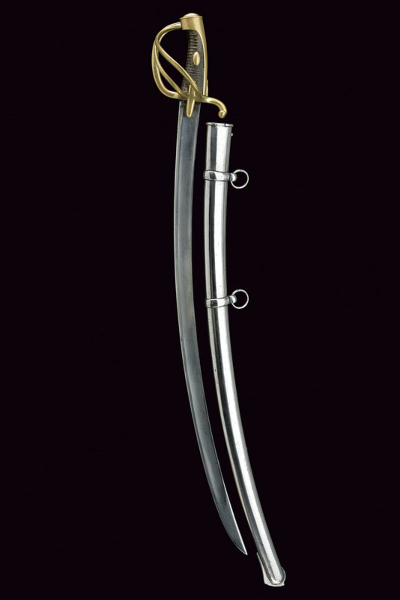 A light cavalry sabre Model AN XI dating: first quarter of the 19th Century provenance: France - Image 8 of 8
