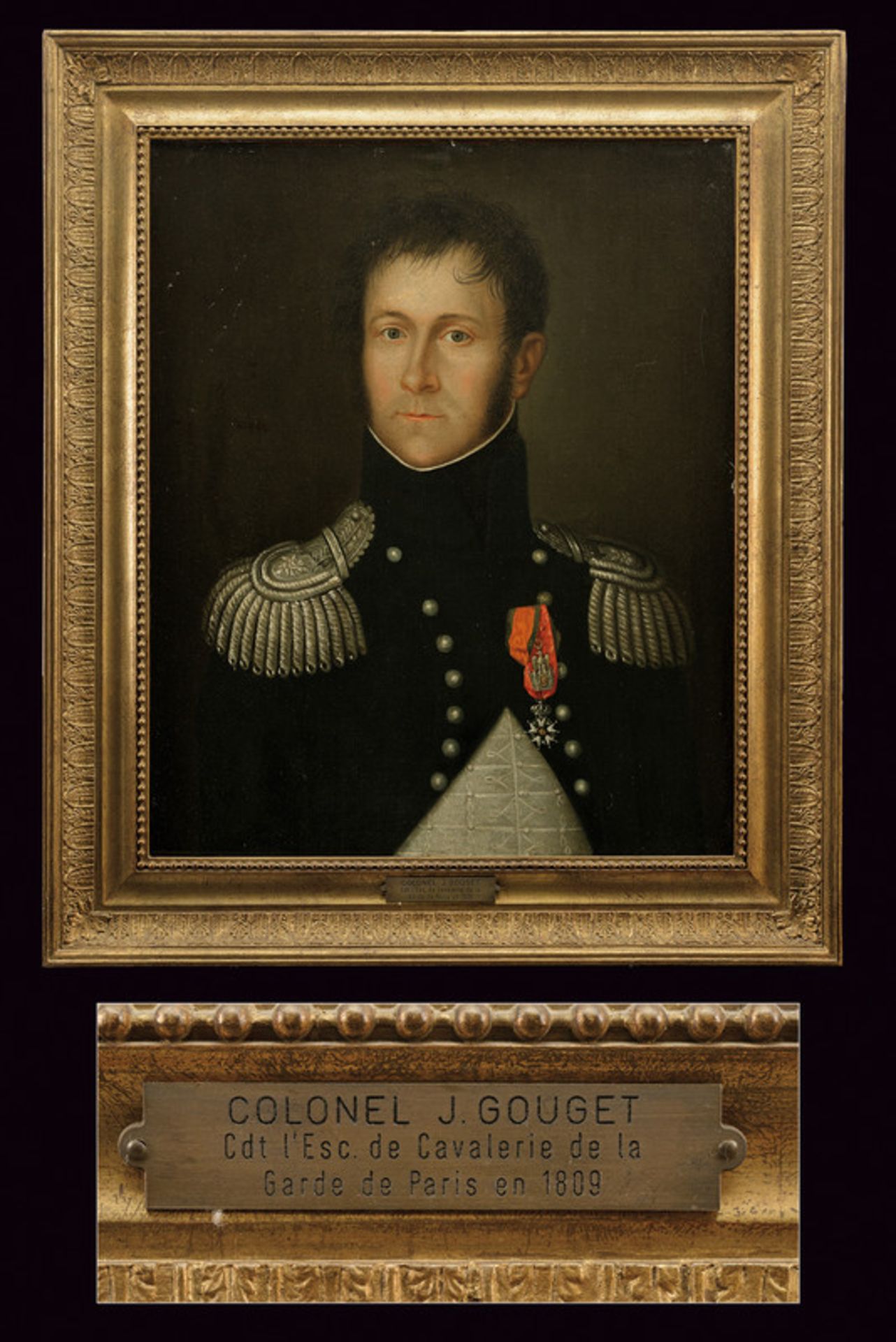 Gouget, Colonel J. dating: first quarter of the 19th Century provenance: France Oil on paper. Fine