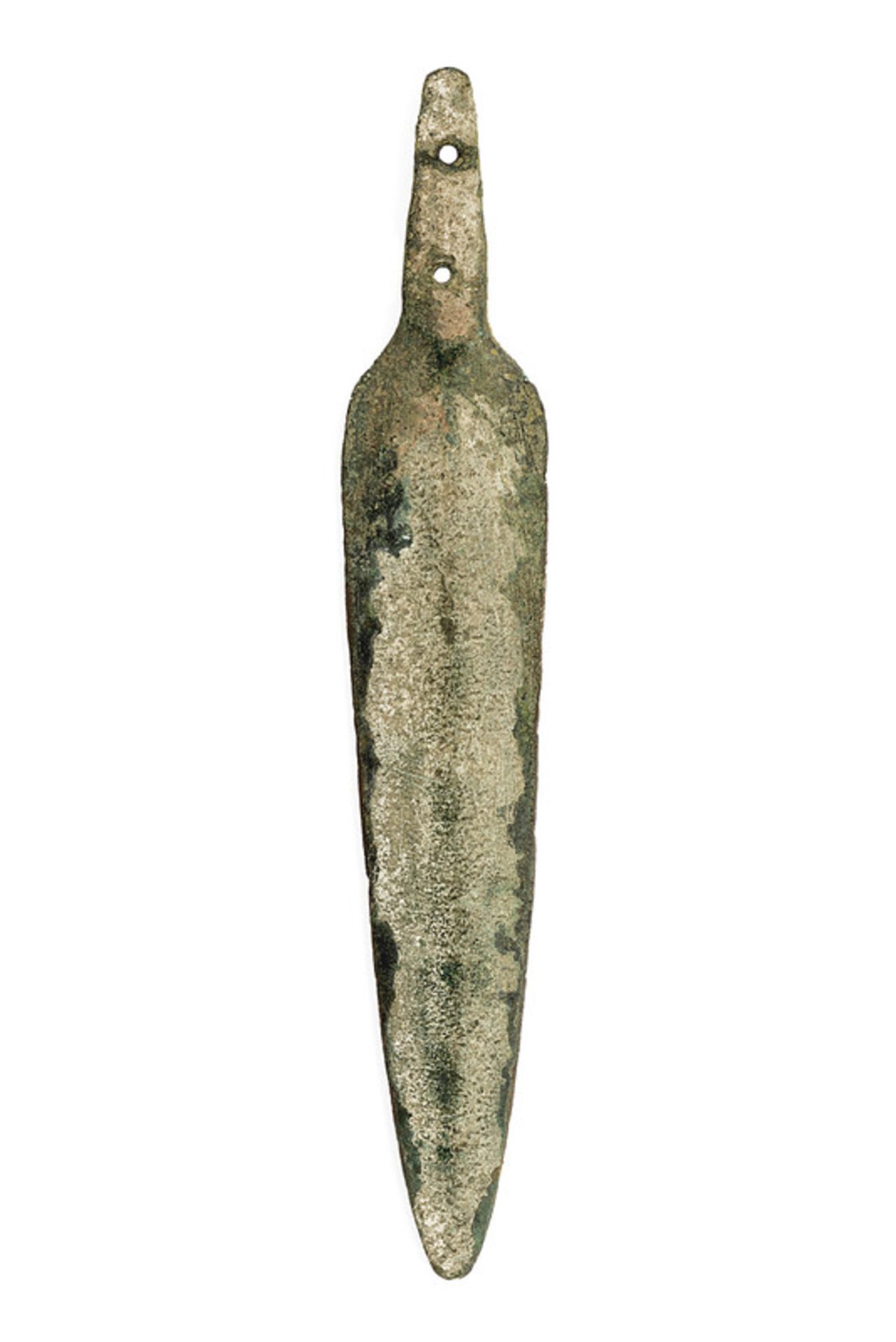 A lance head dating: 1200-1000 B. C. provenance: Central Europe Bronze head, fine patina.dimensions: - Image 4 of 4