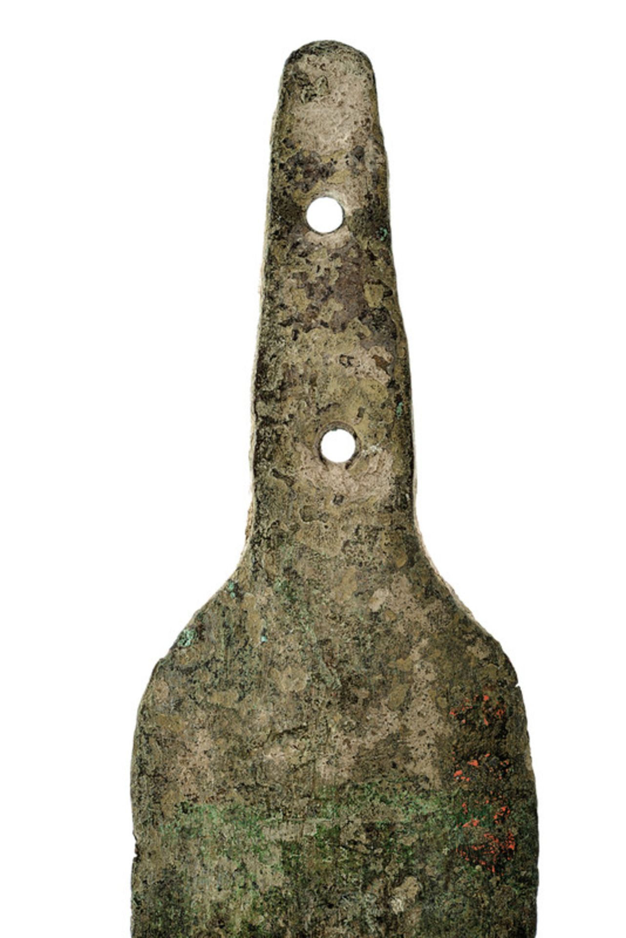 A lance head dating: 1200-1000 B. C. provenance: Central Europe Bronze head, fine patina.dimensions: - Image 3 of 4