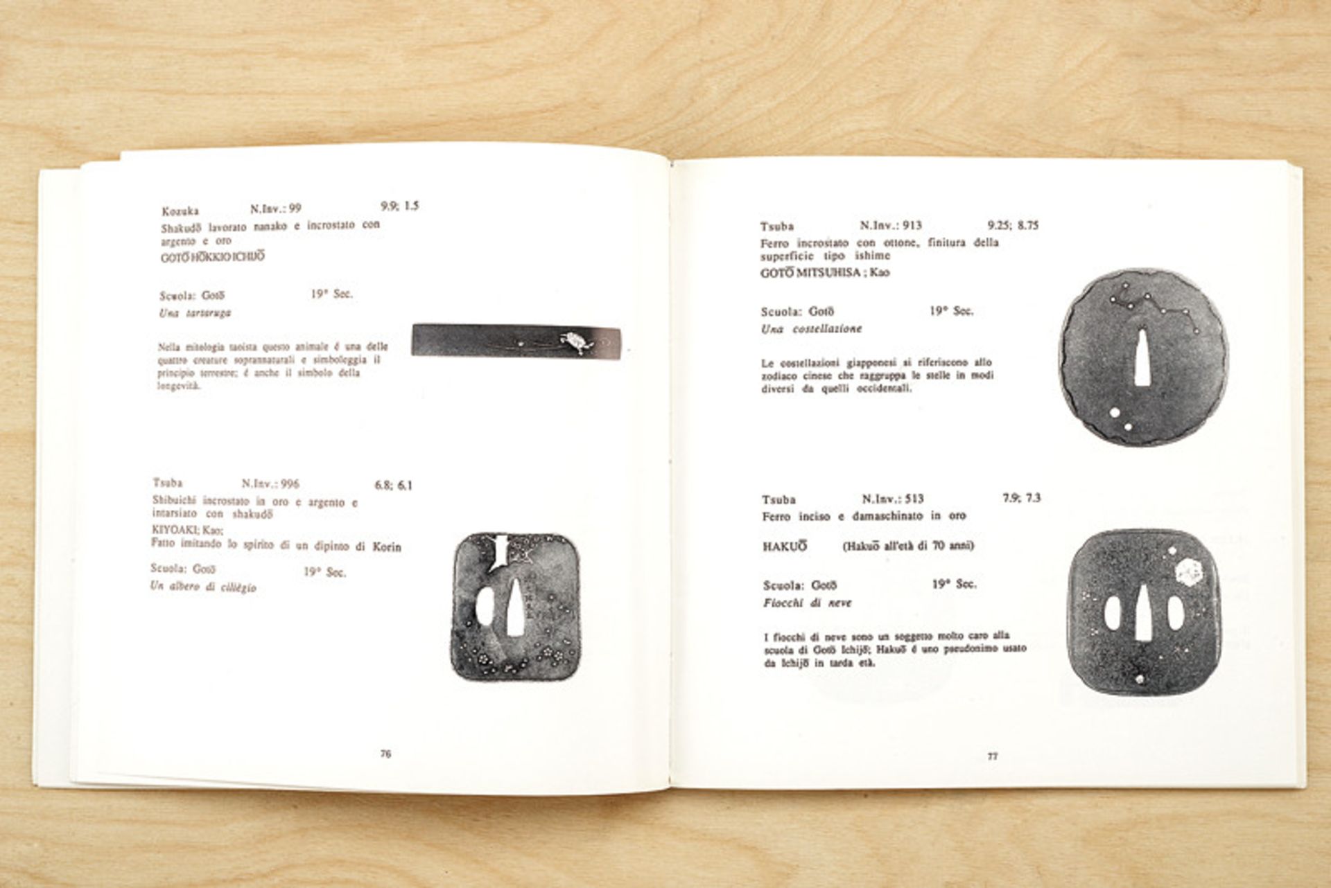 Lowenberger F. / Saitz F. dating: 20th Century provenance: Italy "Tsuba e Kodogu - Elementi della - Image 3 of 3