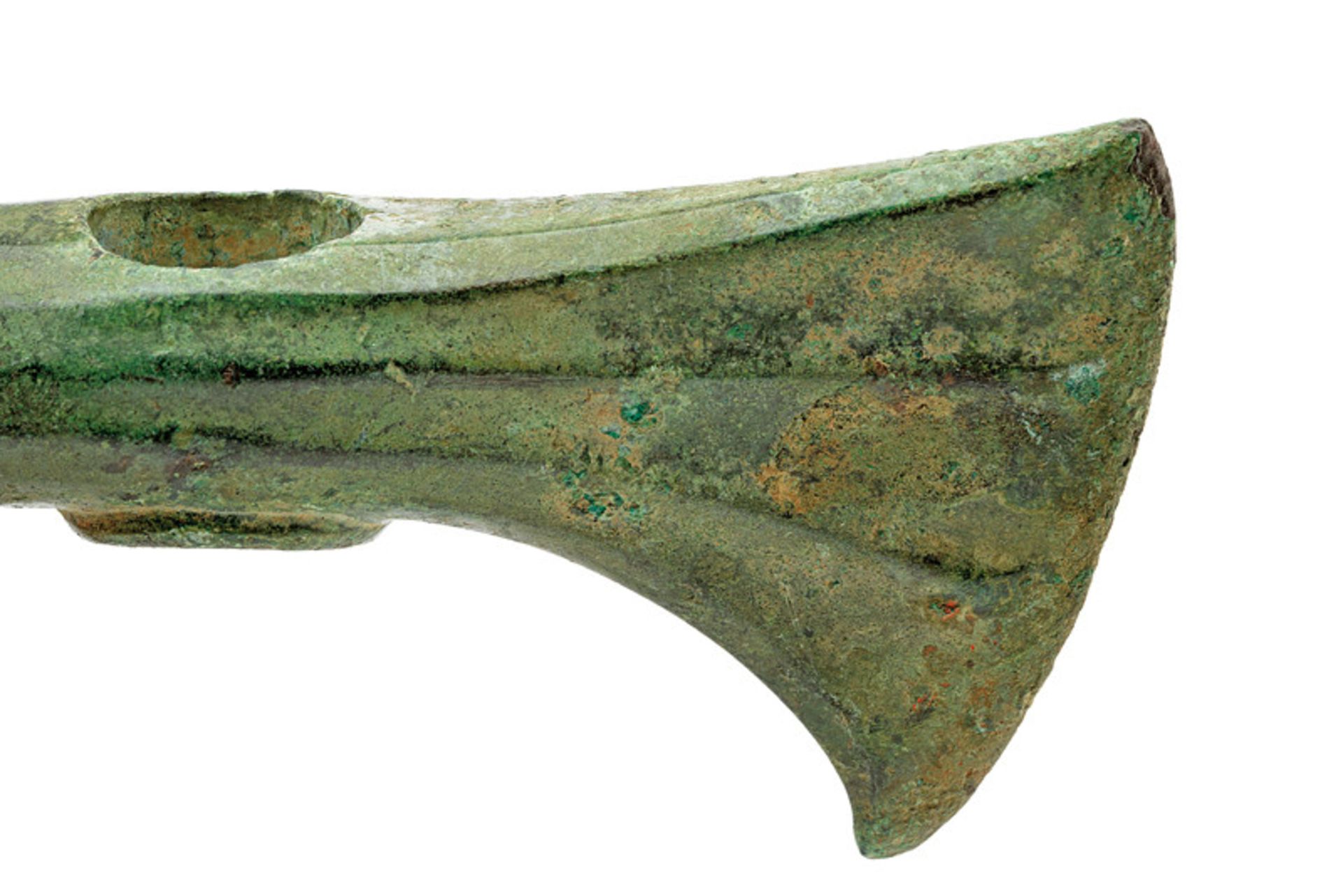 A lot of six bronze axes dating: 1000-800 B. C. provenance: Central Europe Of different shapes, - Image 3 of 3