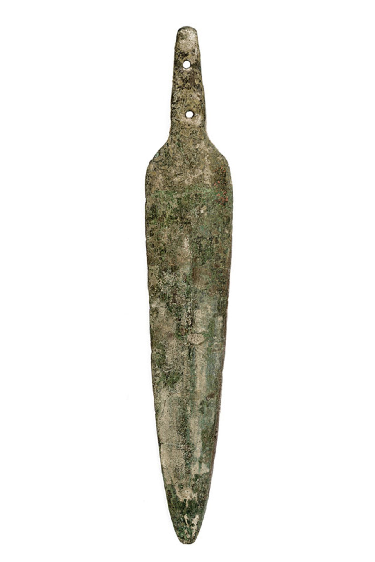 A lance head dating: 1200-1000 B. C. provenance: Central Europe Bronze head, fine patina.dimensions: - Image 2 of 4