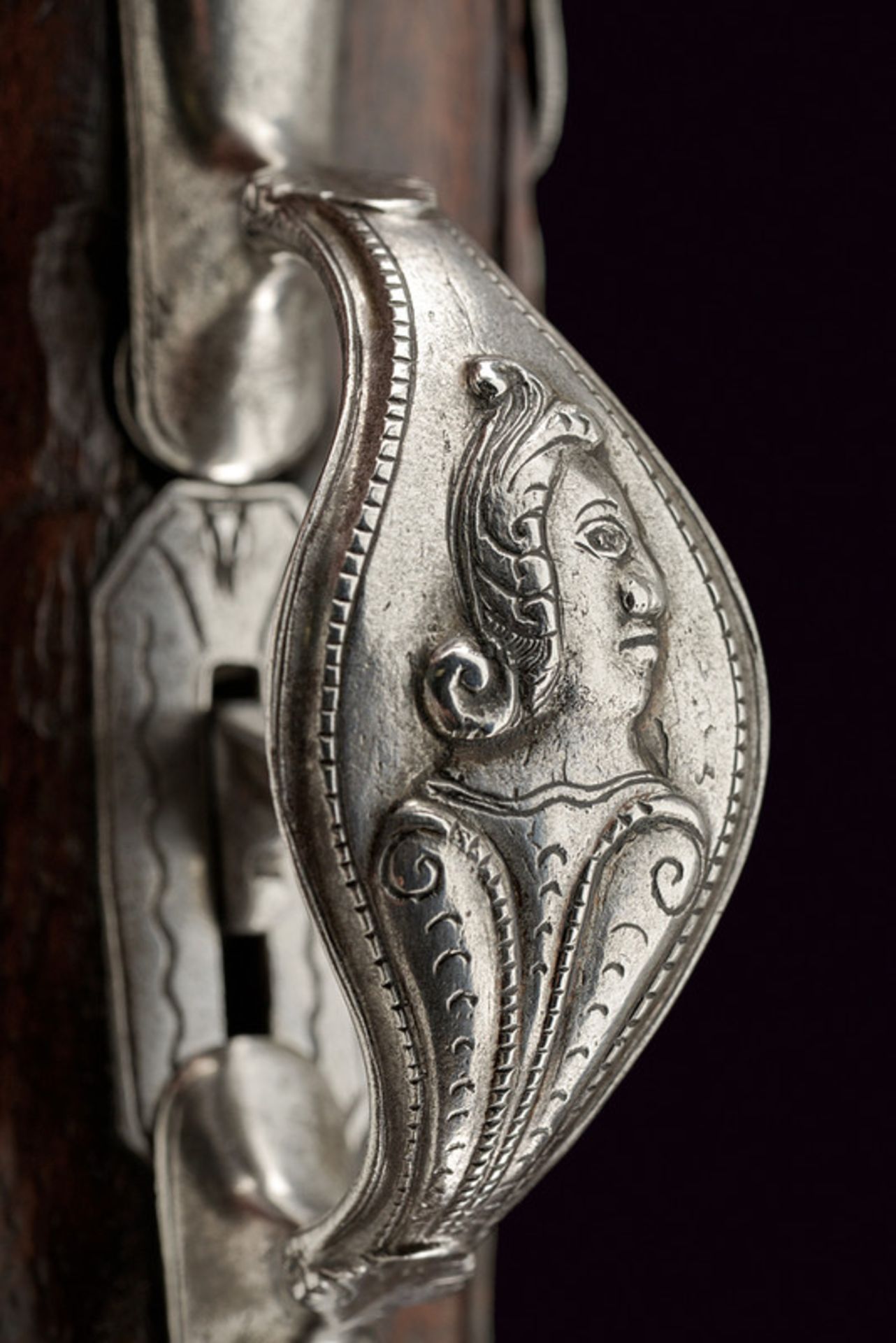 A beautiful pistol converted to percussion by Acquafresca dating: 18th Century provenance: North - Image 9 of 11