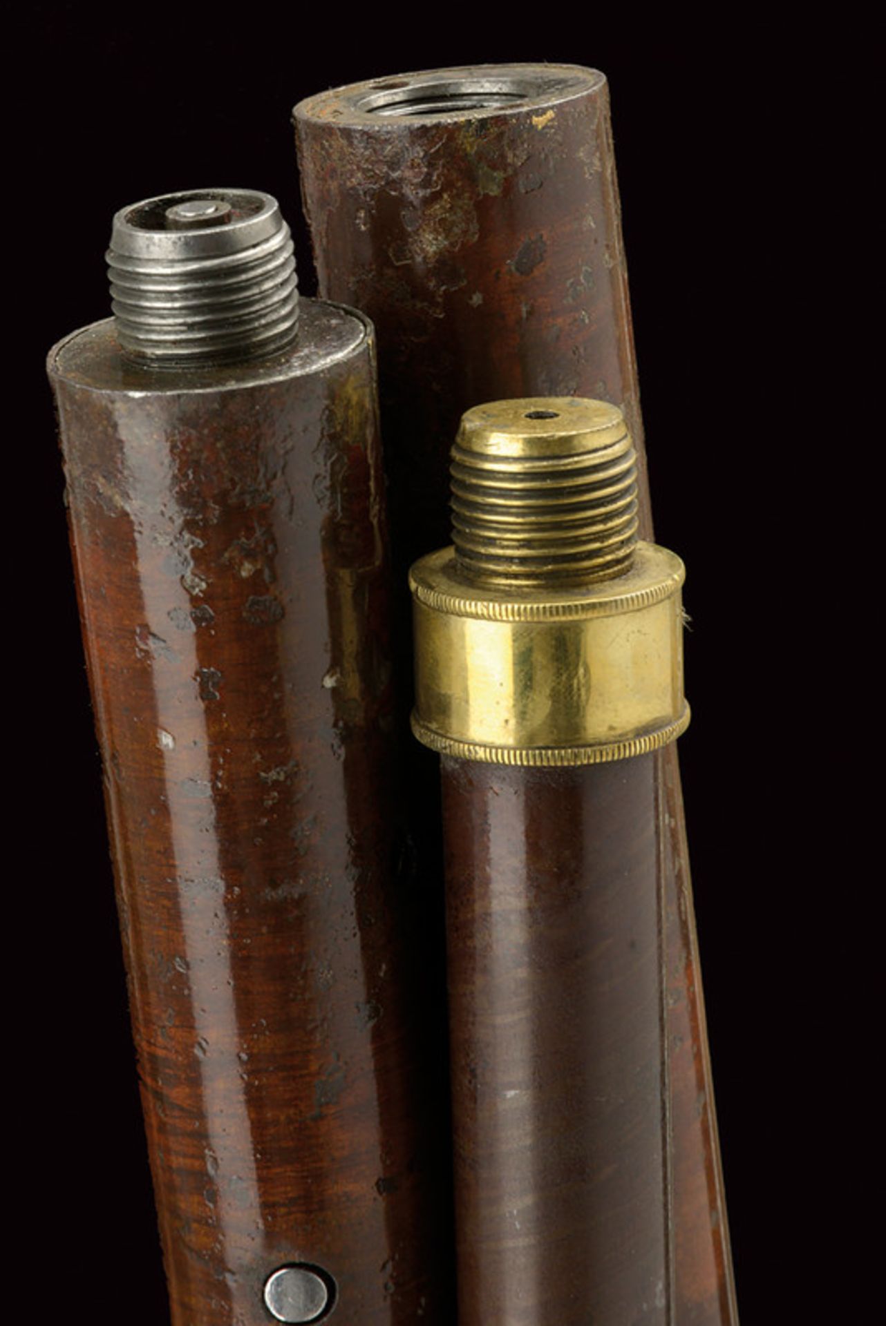 A rare cased walking stick air-gun dating: third quarter of the 19th Century provenance: England - Image 2 of 4