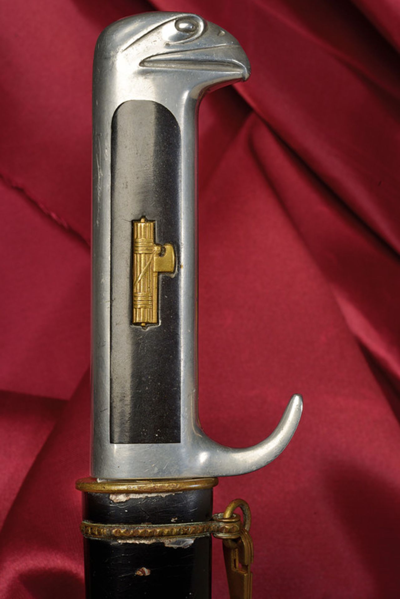 A MVSN officer's dagger dating: second quarter of the 20th Century provenance: Italy Straight, - Image 4 of 4