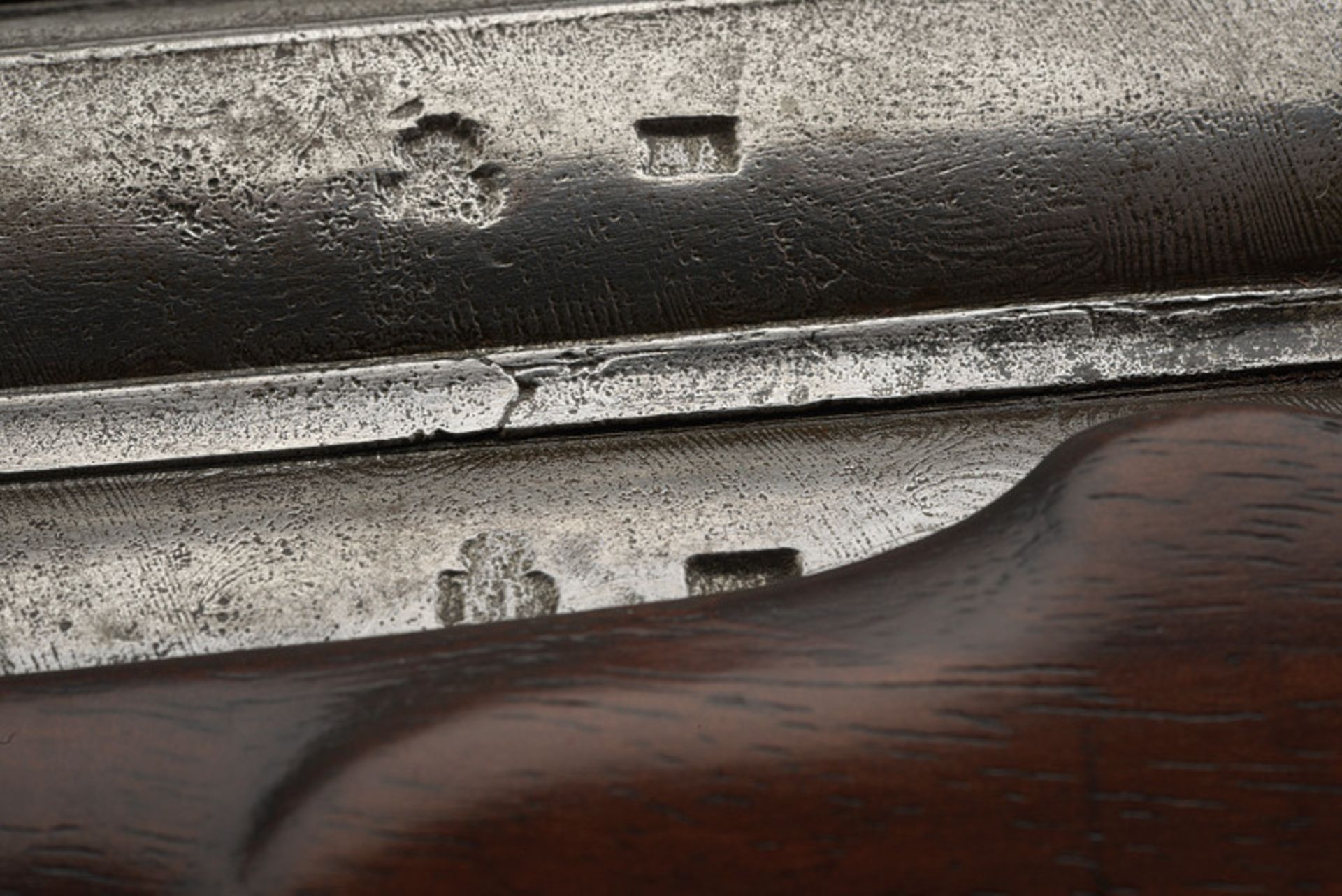 A over and under barrelled percussion gun dating: mid-19th Century provenance: Italy Smooth, - Image 5 of 9