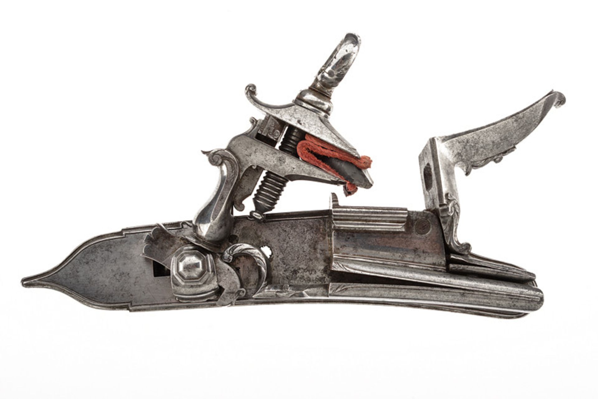 A roman style flintlock by Ferrucci dating: last quarter of the 18th Century provenance: Central