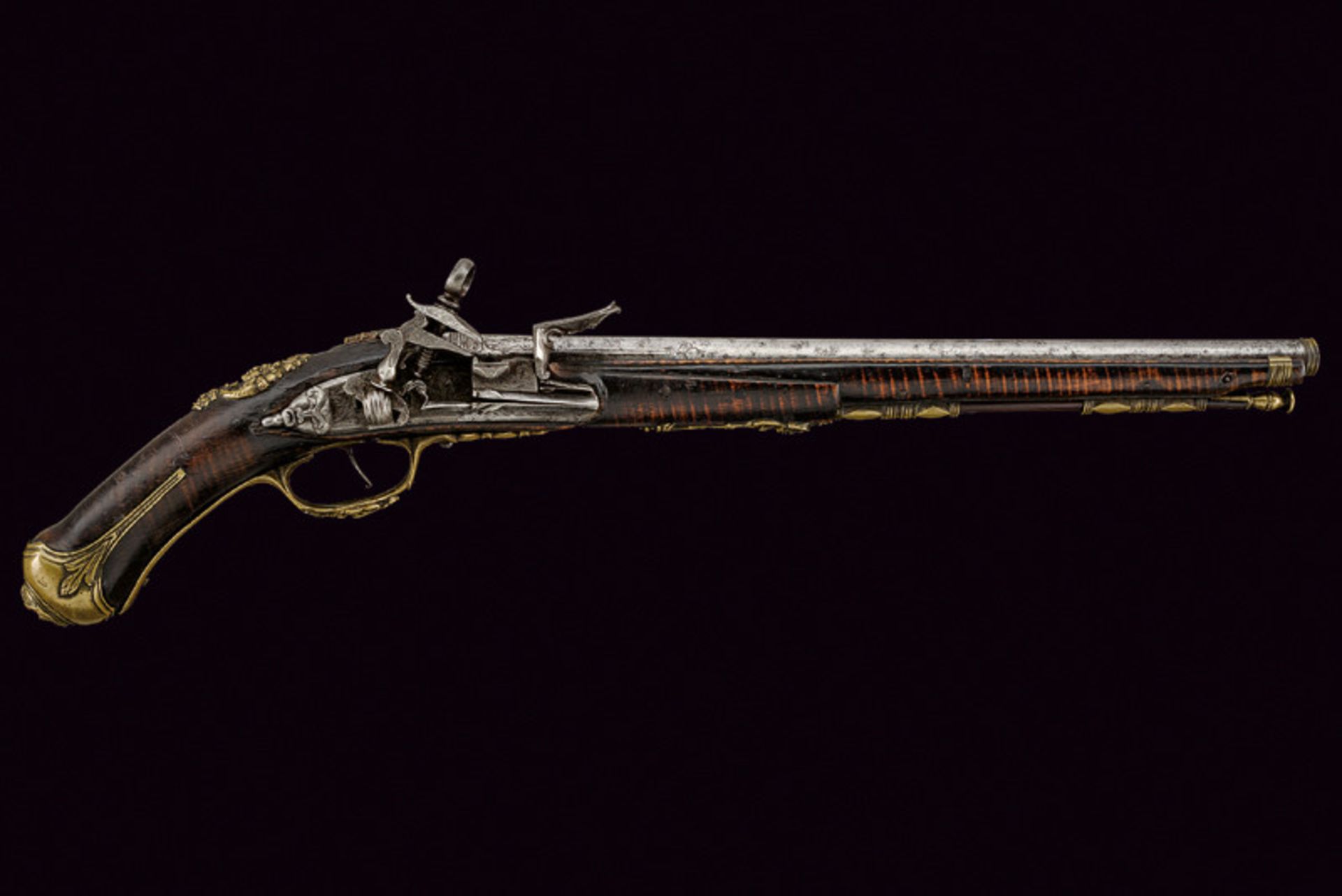 A very interesting and rare flintlock pistol in roman style dating: 17th Century provenance: Central - Image 13 of 13
