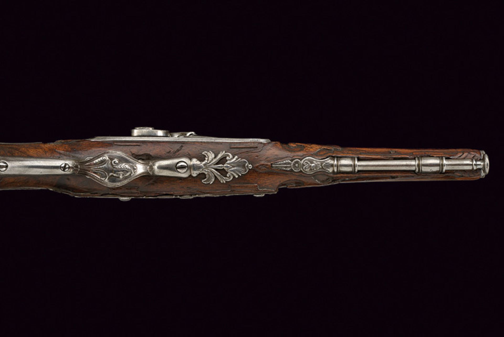 A beautiful pistol converted to percussion by Acquafresca dating: 18th Century provenance: North - Image 5 of 11