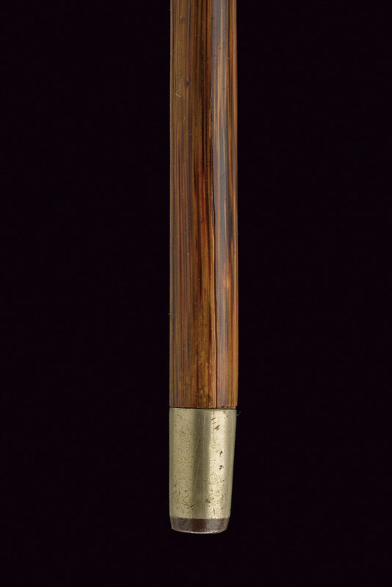 A sword-stick dating: late 19th Century provenance: Spain straight blade of hexagonal section, - Bild 3 aus 6